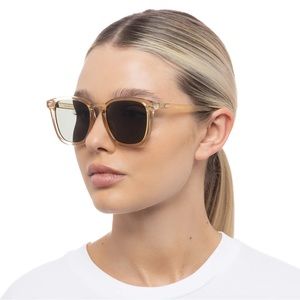 Le Specs Big Deal Sunglasses in color Sand